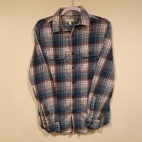 Cotton‎ plaid classic shacket - Picture 1 of 5